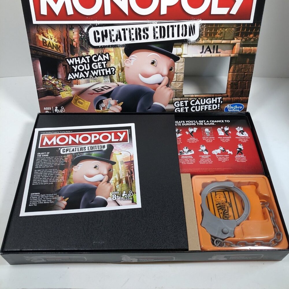 Monopoly Game: Cheaters Edition Board Game (E1871) New In Open Box - Hasbro - Picture 2 of 12